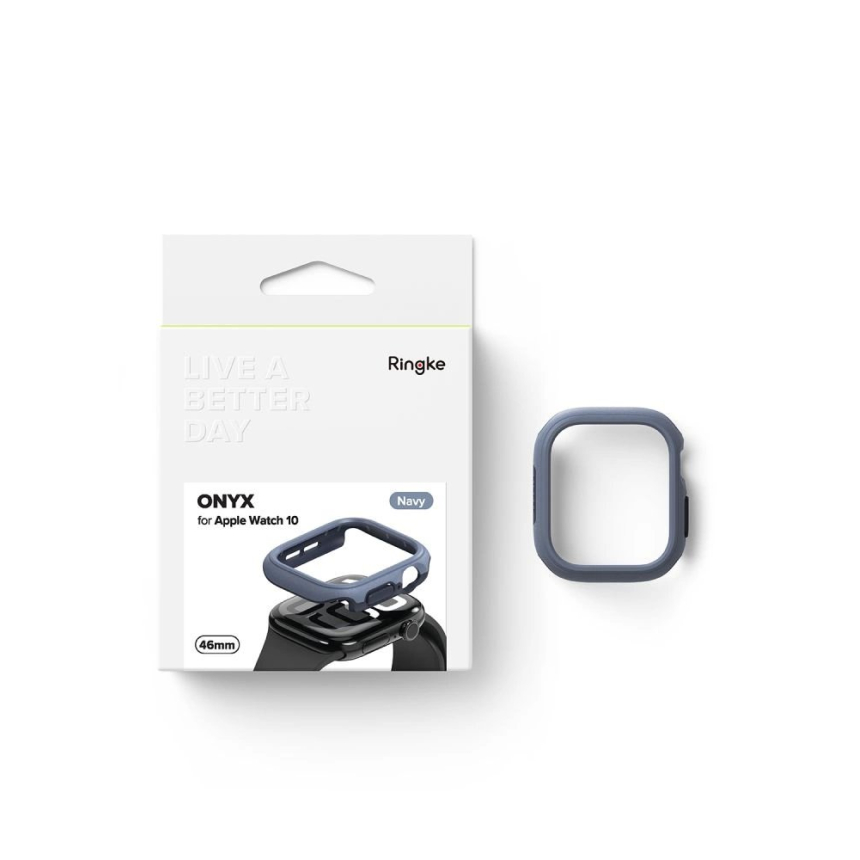 Ringke Onyx Dėklas skirtas Apple Watch 10 46mm - Navy Mėlynas 6 Ringke Onyx Dėklas skirtas Apple Watch 10 46mm - Navy Mėlynas 6