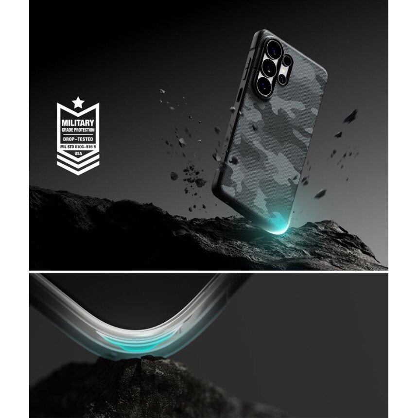 Samsung Galaxy S26 Ultra Ringke Onyx MagSafe dėklas – juodas ir pilkas 6 Samsung Galaxy S26 Ultra Ringke Onyx MagSafe dėklas – juodas ir pilkas 6