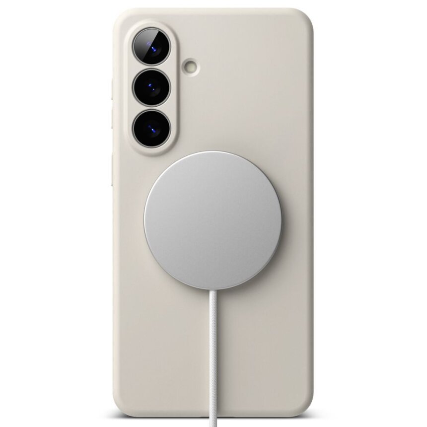 Samsung Galaxy S26+ Ringke Silicone MagSafe dėklas – smėlio spalvos 3
