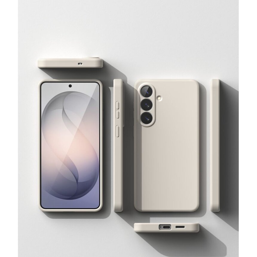 Samsung Galaxy S26+ Ringke Silicone MagSafe dėklas – smėlio spalvos 4