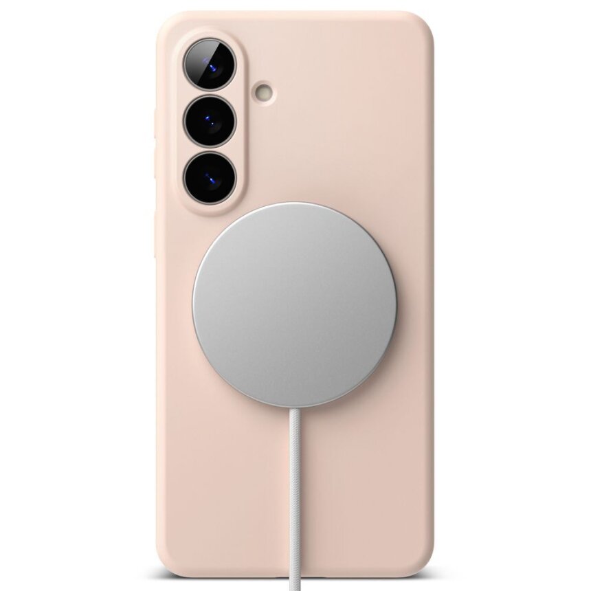 Samsung Galaxy S26 Ringke Silicone MagSafe dėklas – rožinis 3