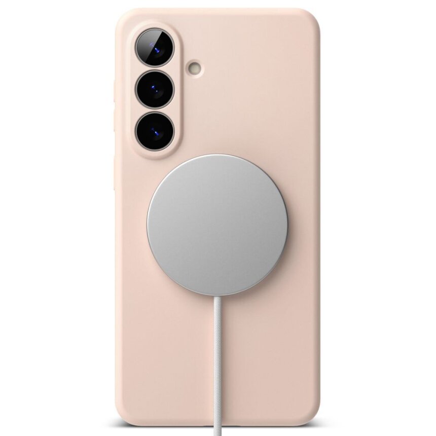 Samsung Galaxy S26+ Ringke Silicone MagSafe dėklas – rožinis 3