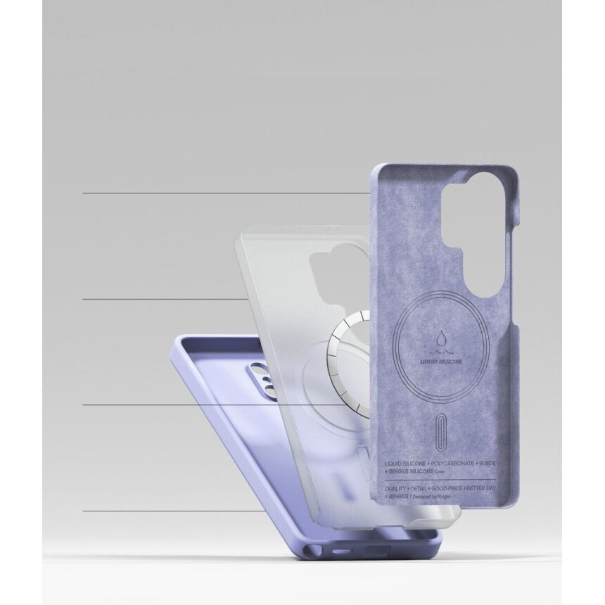 Samsung Galaxy S26 Ultra Ringke Silicone MagSafe dėklas – violetinis 5 Samsung Galaxy S26 Ultra Ringke Silicone MagSafe dėklas – violetinis 5