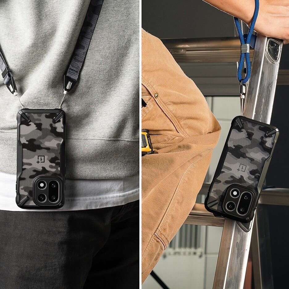 OnePlus 15 Ringke Fusion X dėklas – juodas 6 OnePlus 15 Ringke Fusion X dėklas – juodas 6