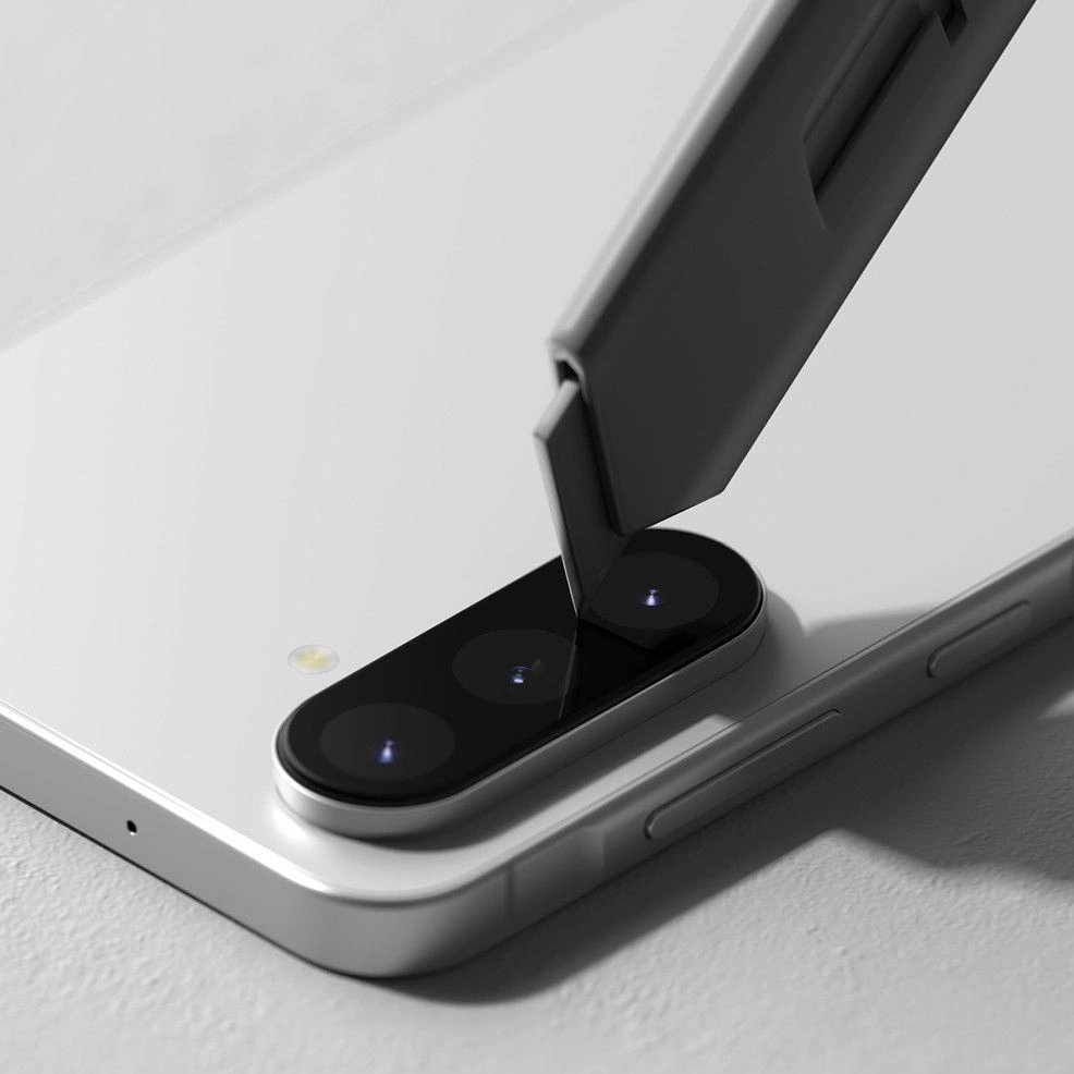 Ringke pilna kameros apsauga (2 vnt.) skirtas Samsung Galaxy A56 5G – juoda 4