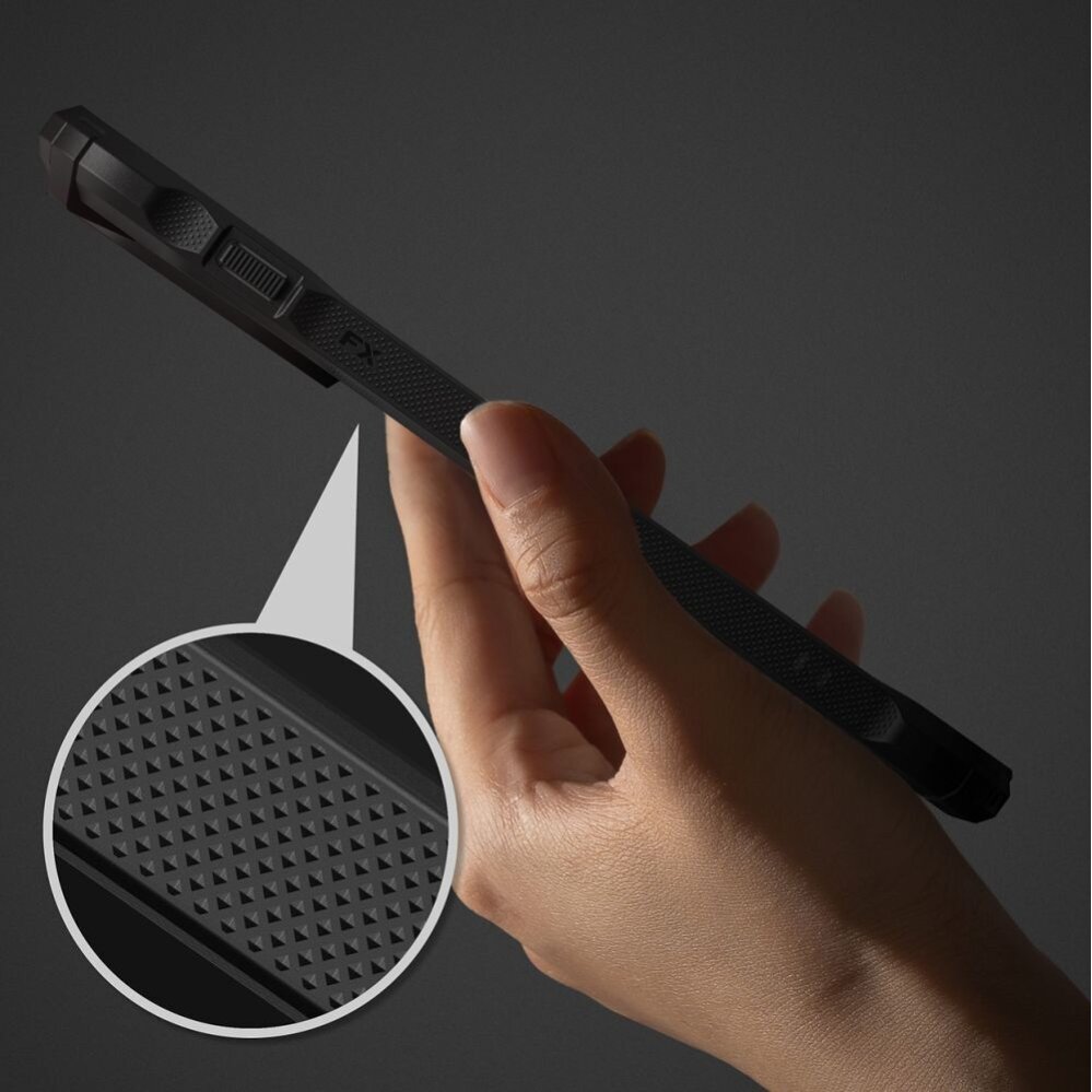 OnePlus 15 Ringke Fusion X dėklas – skaidriai juodas 5