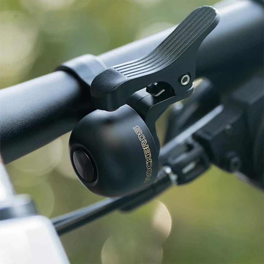 Dviračio skambutis Rockbros 34210007001 kairiajai vairo pusei – juodas 3