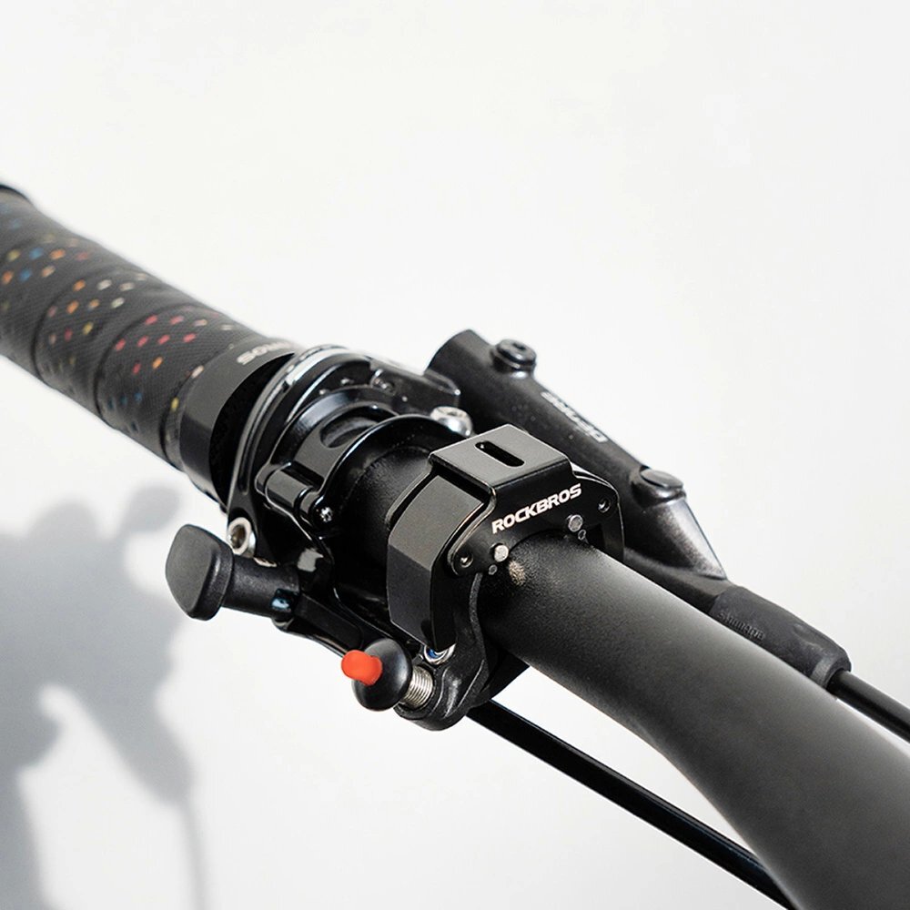 Dviračio skambutis Rockbros 34210006001 C formos – juodas 1 Dviračio skambutis Rockbros 34210006001 C formos – juodas 1