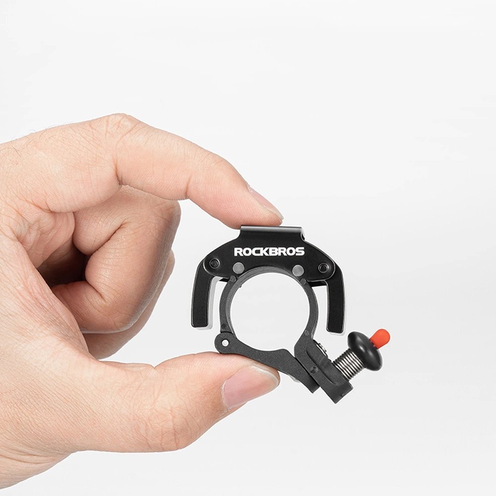 Dviračio skambutis Rockbros 34210006001 C formos – juodas 3 Dviračio skambutis Rockbros 34210006001 C formos – juodas 3
