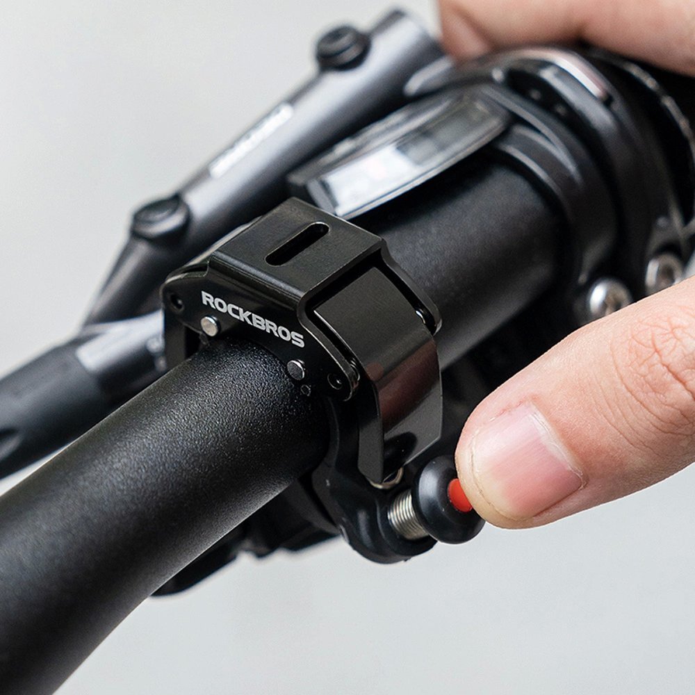 Dviračio skambutis Rockbros 34210006001 C formos – juodas 5 Dviračio skambutis Rockbros 34210006001 C formos – juodas 5