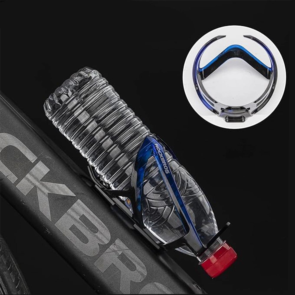 Dviračio gertuvės laikiklis Rockbros FK338 – juodas ir mėlynas 2 Dviračio gertuvės laikiklis Rockbros FK338 – juodas ir mėlynas 2