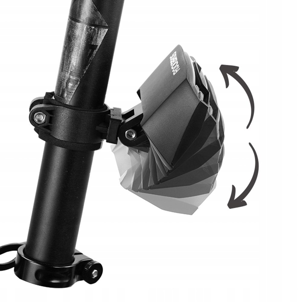 Dviračio pirštinės Rockbros pavasario/vasaros/rudens sezonui, ilgos, dydis S – juodos 5