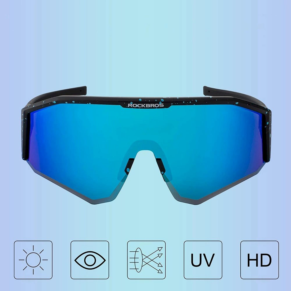 Rockbros SP297 polarizing cycling glasses - Juodas 3 Rockbros SP297 polarizing cycling glasses - Juodas 3