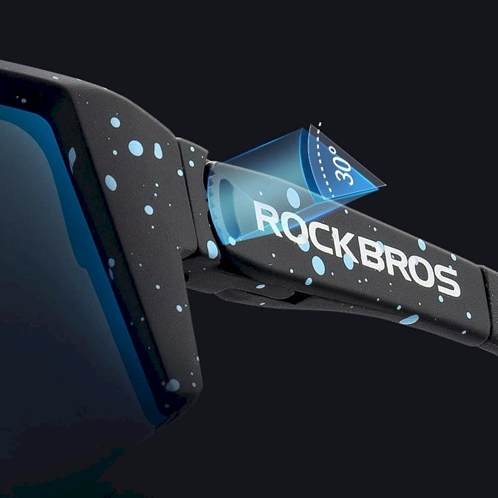 Rockbros SP297 polarizing cycling glasses - Juodas 7 Rockbros SP297 polarizing cycling glasses - Juodas 7