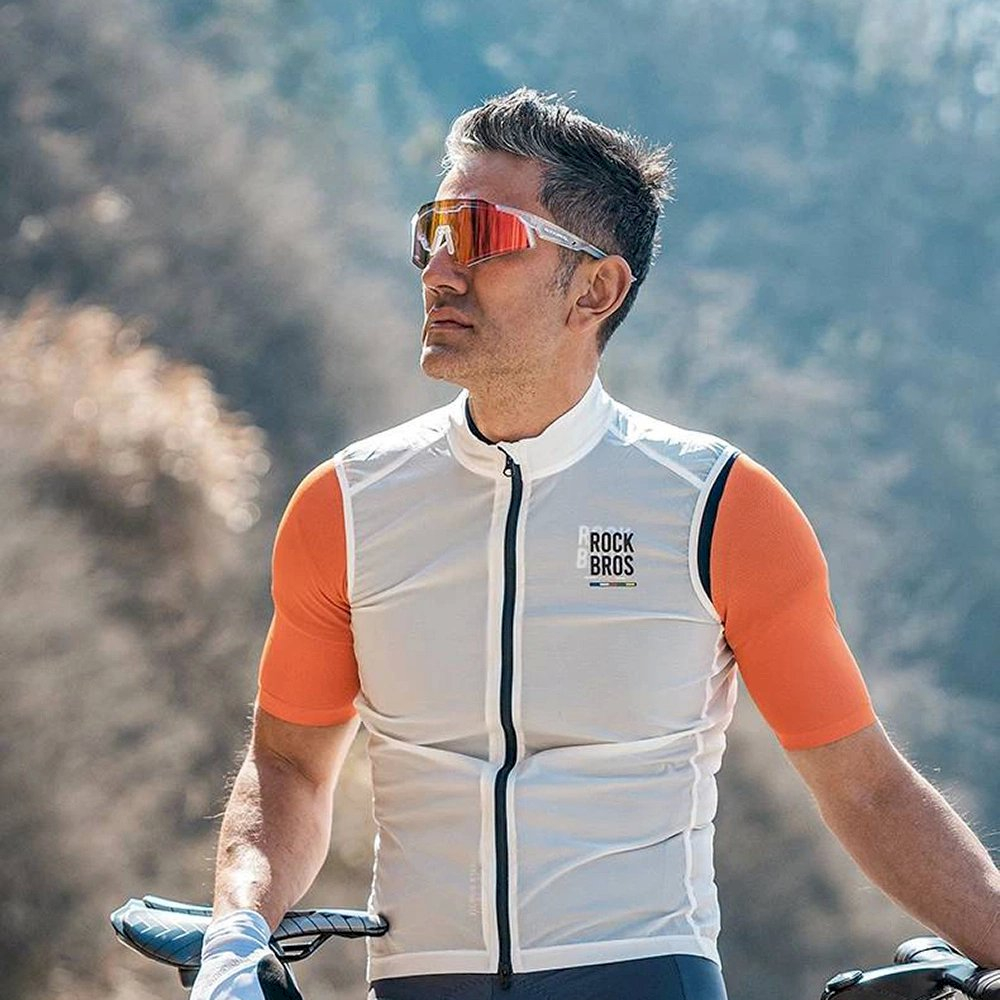 Rockbros SP297 polarizing cycling glasses - baltas 5 Rockbros SP297 polarizing cycling glasses - baltas 5