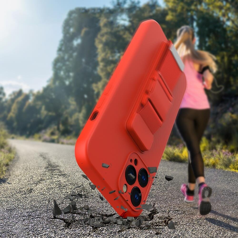 Dėklas su dirželiu Rope case gel TPU Xiaomi Poco X3 NFC Raudonas 8 Dėklas su dirželiu Rope case gel TPU Xiaomi Poco X3 NFC Raudonas 8