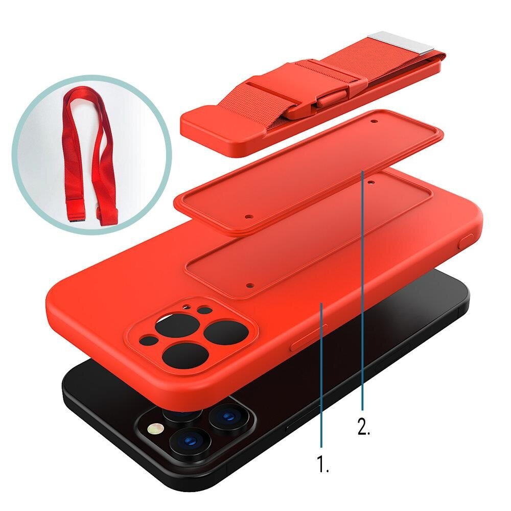 Dėklas su dirželiu Rope case gel TPU Xiaomi Redmi Note 10 / Redmi Note 10S Geltonas 5 Dėklas su dirželiu Rope case gel TPU Xiaomi Redmi Note 10 / Redmi Note 10S Geltonas 5
