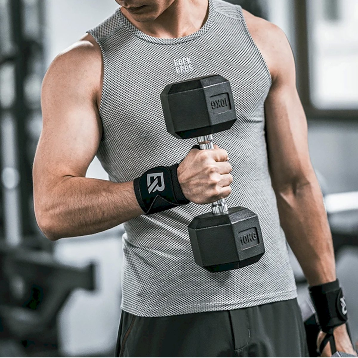 Rockbros 0431001 sports wristband - Juodas (2 pcs.) 7 Rockbros 0431001 sports wristband - Juodas (2 pcs.) 7