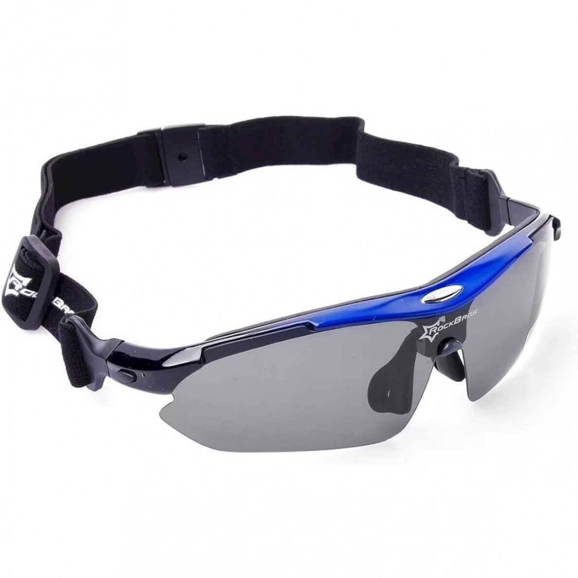 Rockbros 10007 polarizing cycling glasses - Juodas blue 2