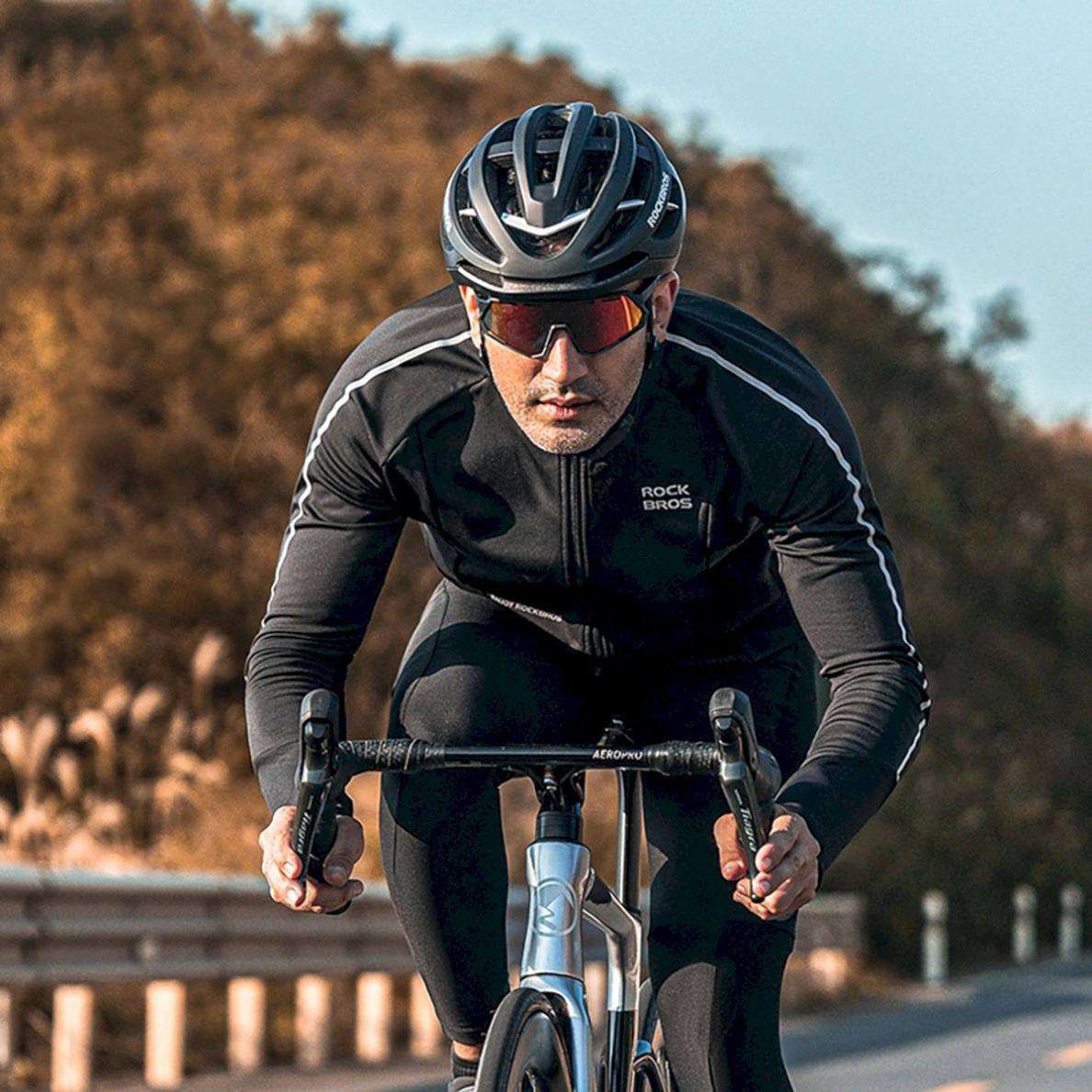 Rockbros 15400002004 long sleeve cycling jersey autumn/winter XL - Juodas 5 Rockbros 15400002004 long sleeve cycling jersey autumn/winter XL - Juodas 5