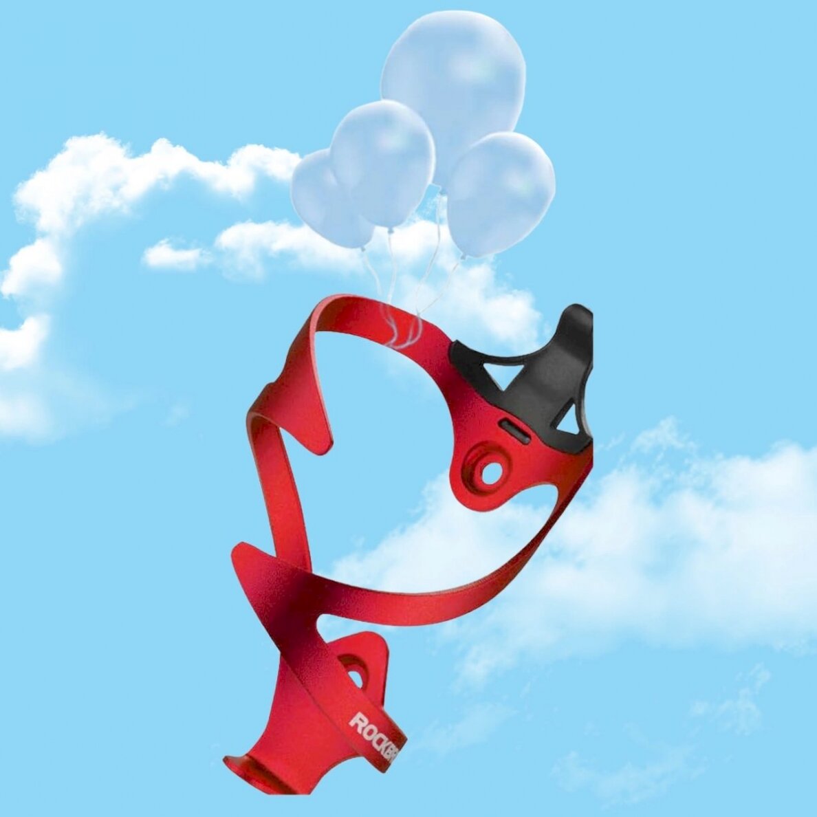 Rockbros 2017-11ARD bicycle water bottle Laikiklis - red 3 Rockbros 2017-11ARD bicycle water bottle Laikiklis - red 3