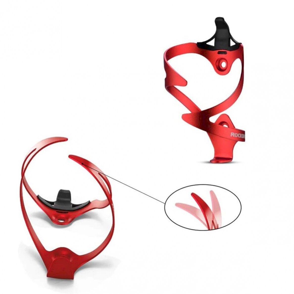 Rockbros 2017-11ARD bicycle water bottle Laikiklis - red 5 Rockbros 2017-11ARD bicycle water bottle Laikiklis - red 5