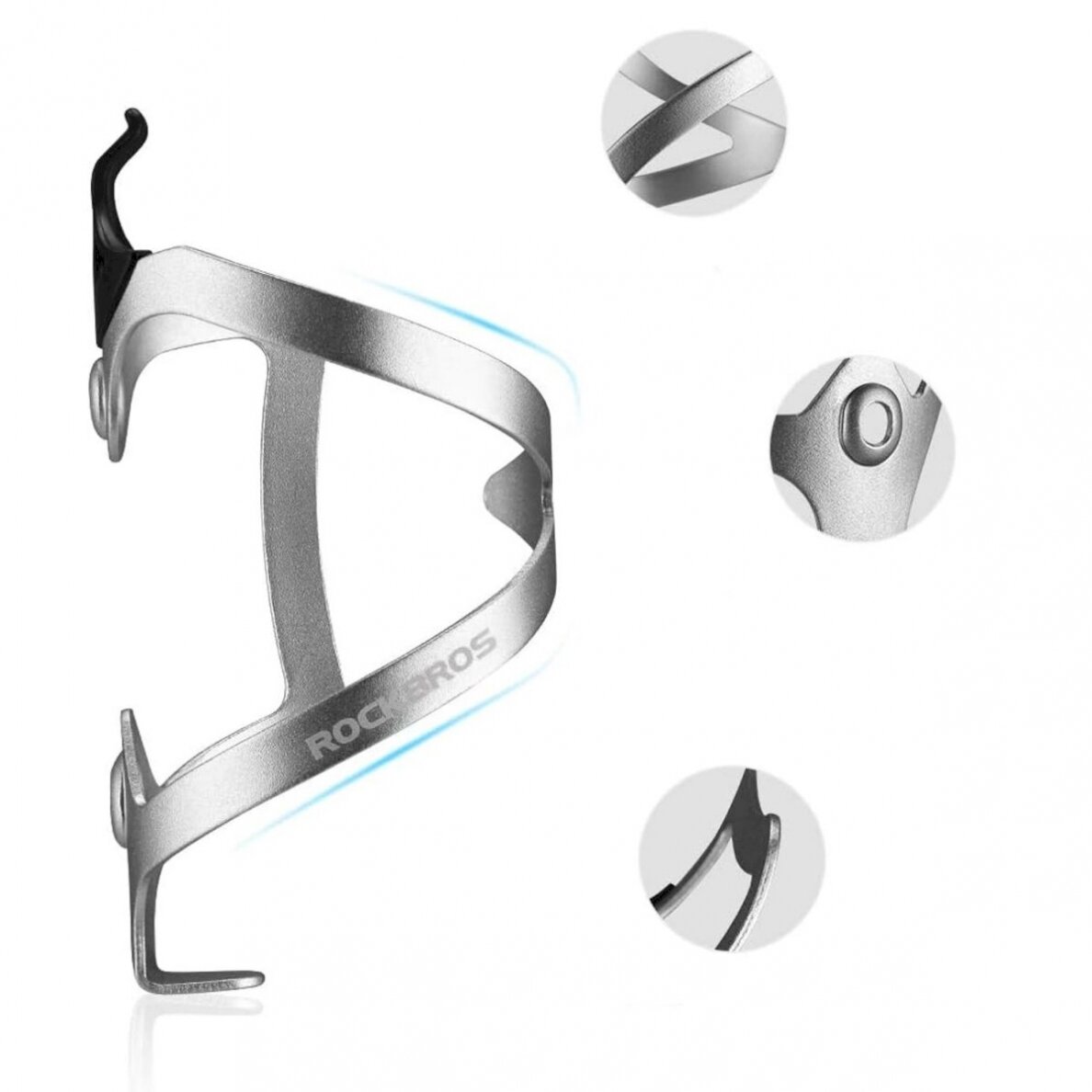 Rockbros 2017-11AS bicycle water bottle Laikiklis - baltas 6 Rockbros 2017-11AS bicycle water bottle Laikiklis - baltas 6