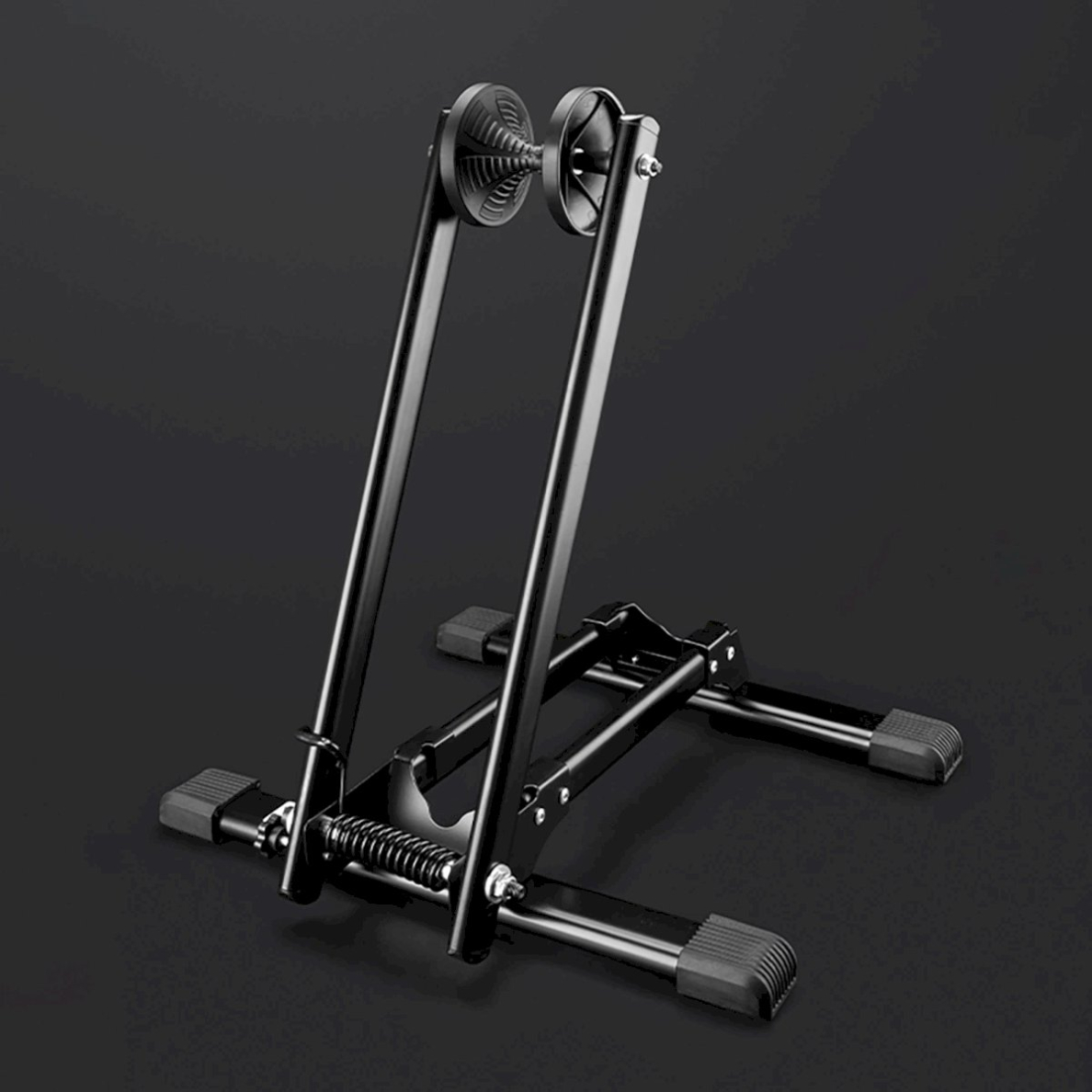 Rockbros 27210001001 Folding Bicycle Stand - Juodas 2 Rockbros 27210001001 Folding Bicycle Stand - Juodas 2