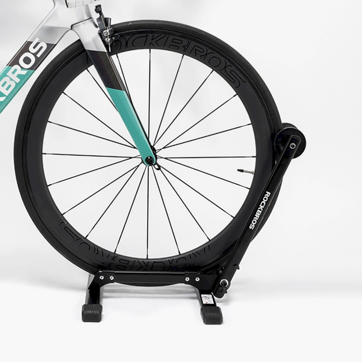 Rockbros 27210001001 Folding Bicycle Stand - Juodas 7 Rockbros 27210001001 Folding Bicycle Stand - Juodas 7
