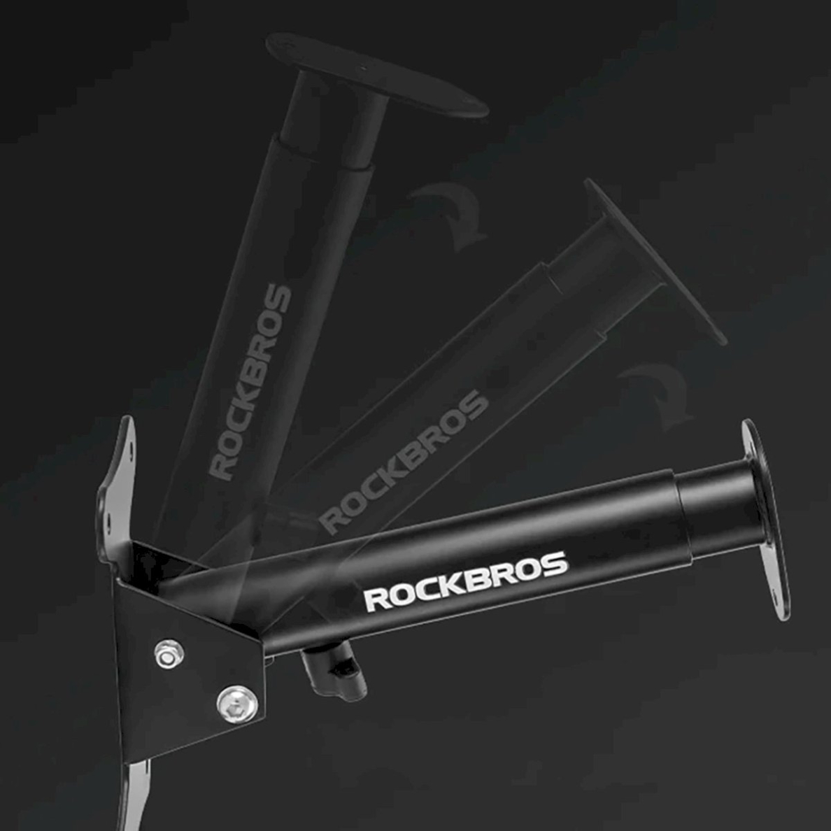 Rockbros 27210016001 bicycle stand wall mounting - Juodas 6 Rockbros 27210016001 bicycle stand wall mounting - Juodas 6
