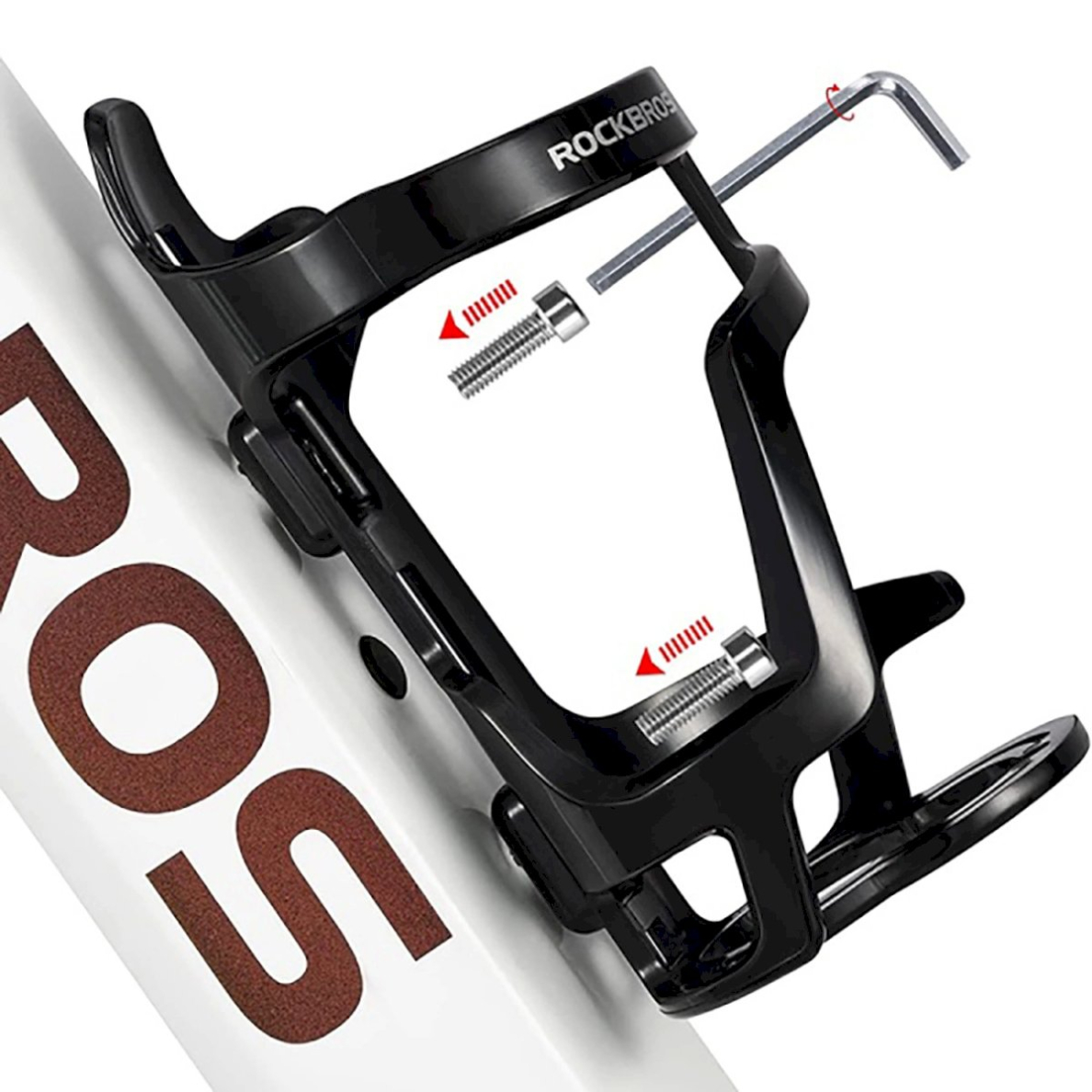 Rockbros 31210012001 Dviračio gertuvės laikiklis – juodas 1 Rockbros 31210012001 Dviračio gertuvės laikiklis – juodas 1