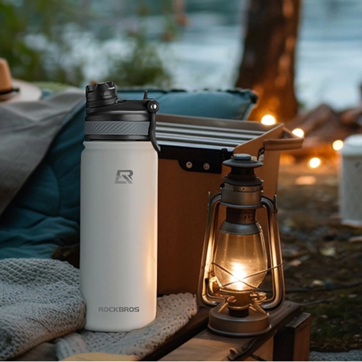 Termogertuvė Rockbros 35210029006 Thermo Bottle for Bike Drinks 650 ml – balta 13 Termogertuvė Rockbros 35210029006 Thermo Bottle for Bike Drinks 650 ml – balta 13