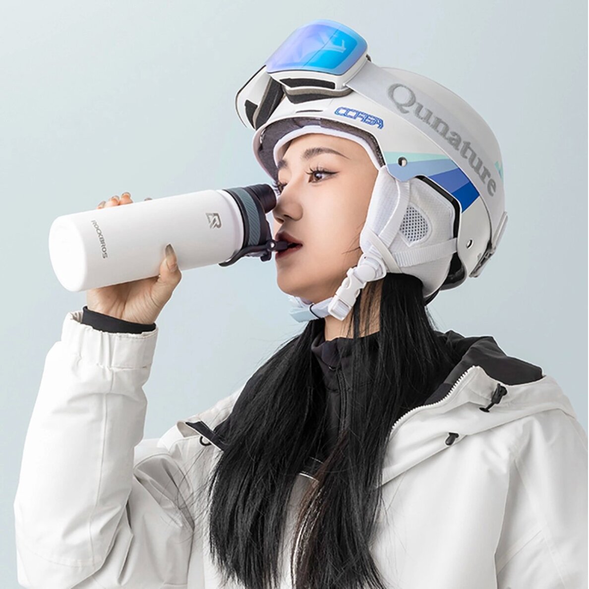 Termogertuvė Rockbros 35210029006 Thermo Bottle for Bike Drinks 650 ml – balta 14 Termogertuvė Rockbros 35210029006 Thermo Bottle for Bike Drinks 650 ml – balta 14