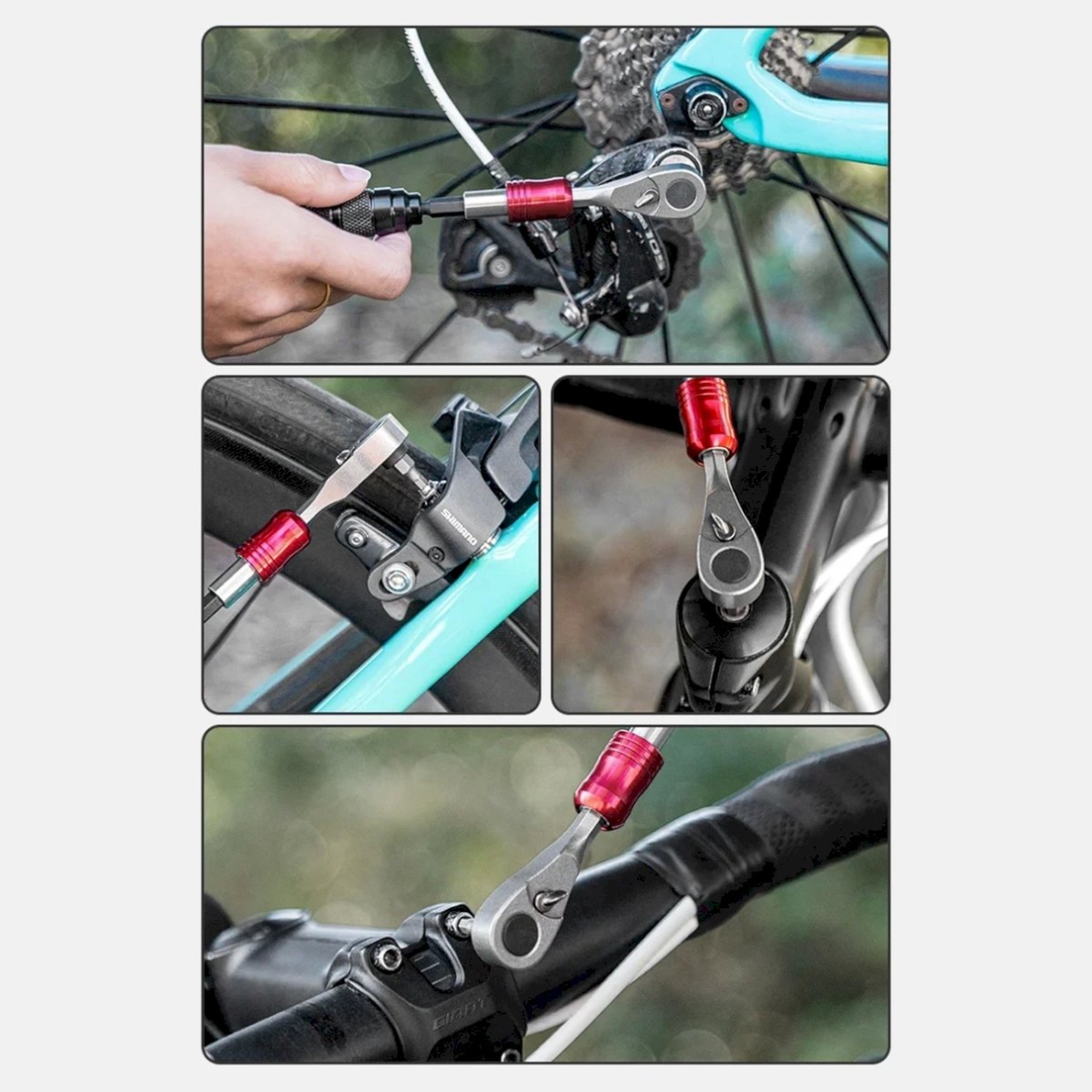 Dviračio remonto rinkinys Rockbros 43210049001 – juodas 14 Dviračio remonto rinkinys Rockbros 43210049001 – juodas 14