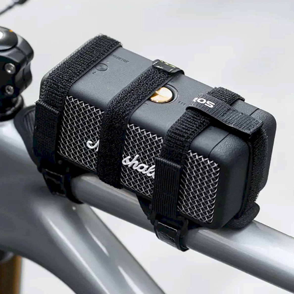 Rockbros 50210064001 bicycle strapVelcro Bluetooth speaker or water bottle - Juodas 4 Rockbros 50210064001 bicycle strapVelcro Bluetooth speaker or water bottle - Juodas 4