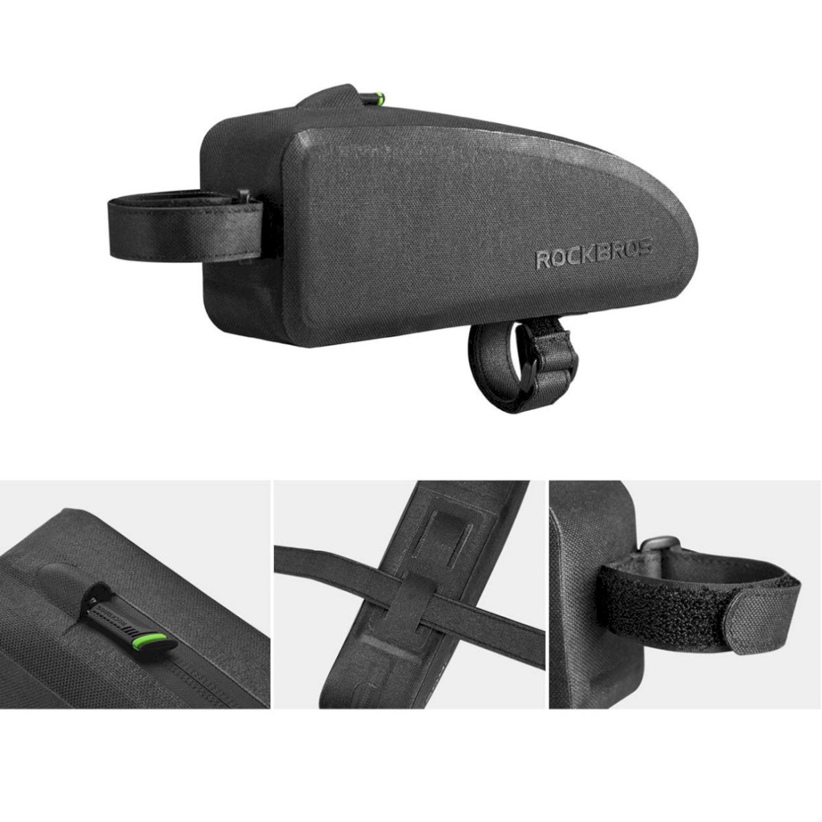 Rockbros AS-019 bicycle  Krepšys waterproof 1.5 l - Juodas 2