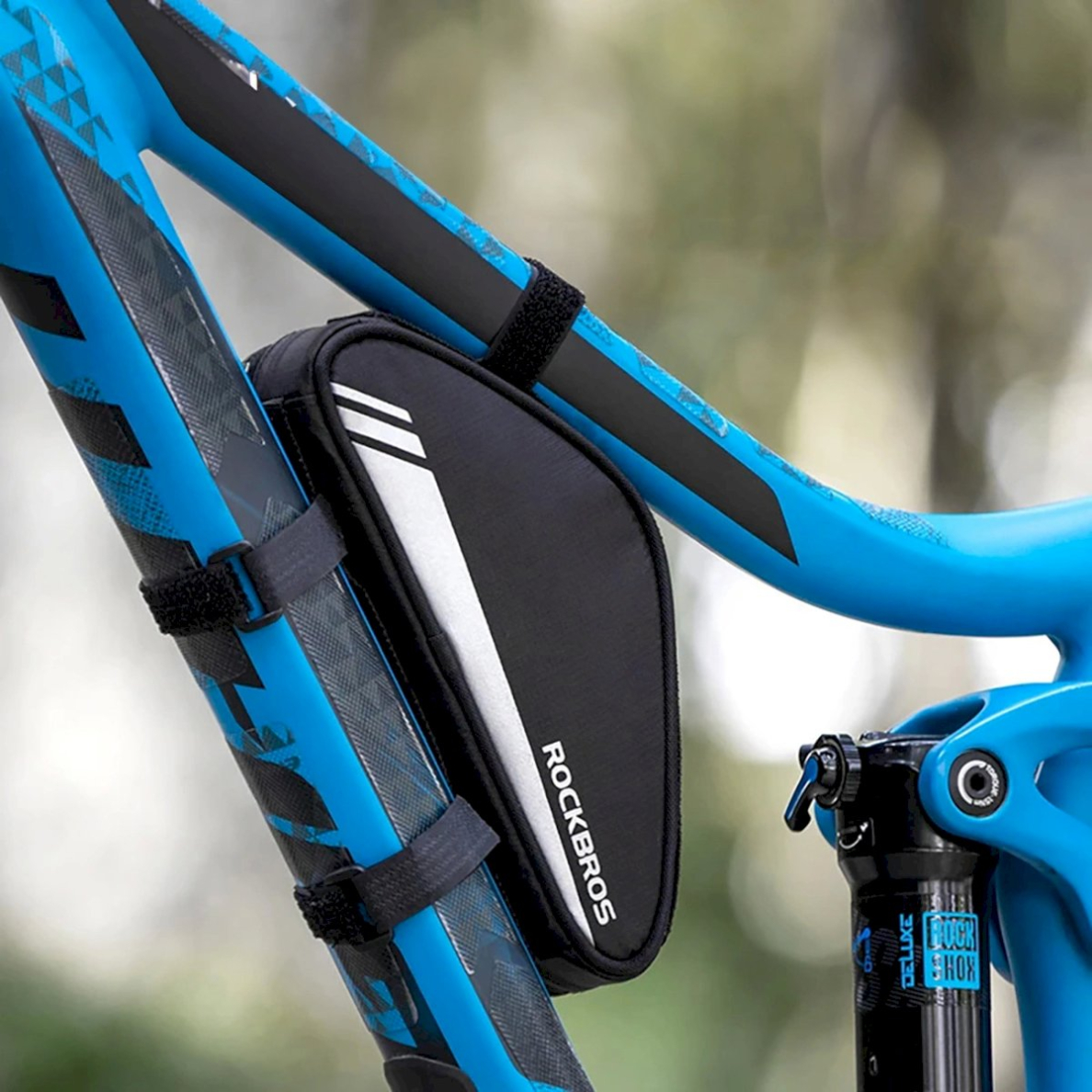 Rockbros B55-BK bicycle Krepšys 0.7 l - Juodas 3 Rockbros B55-BK bicycle Krepšys 0.7 l - Juodas 3