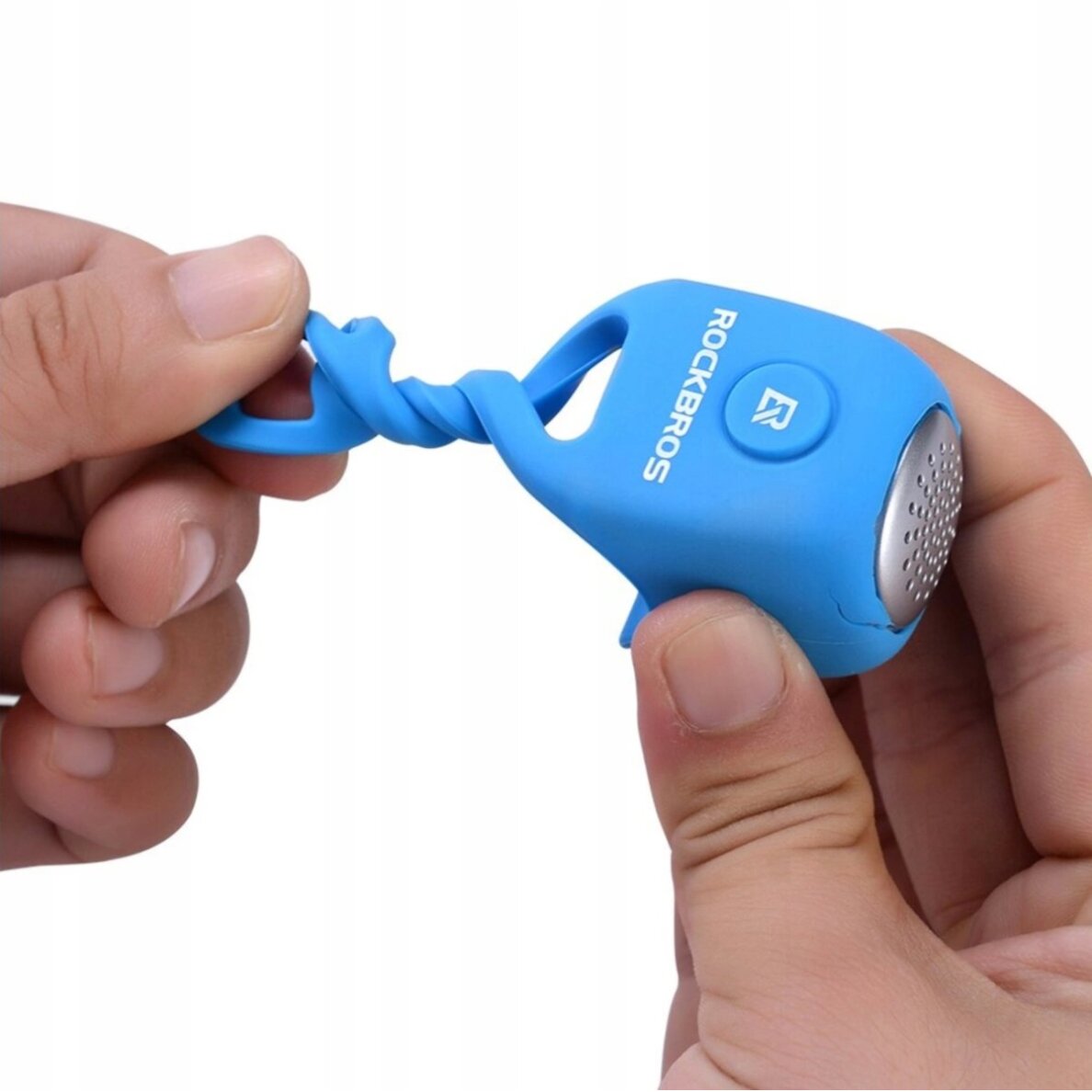 Elektrinis dviračio skambutis Rockbros CB1709BU – mėlynas 4 Elektrinis dviračio skambutis Rockbros CB1709BU – mėlynas 4