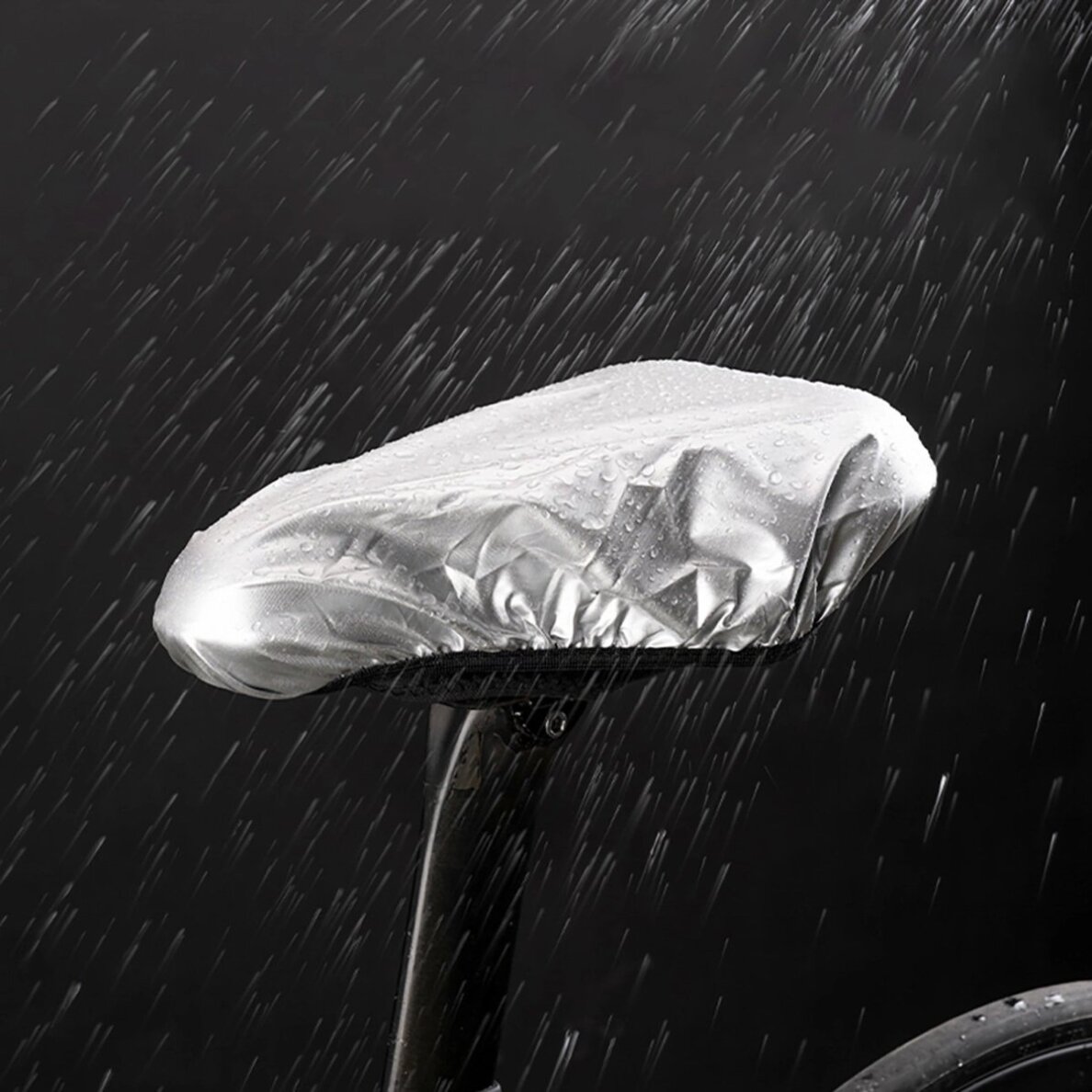 Dviračio sėdynės užvalkalas Rockbros Cover dydis S – juodas 6 Dviračio sėdynės užvalkalas Rockbros Cover dydis S – juodas 6