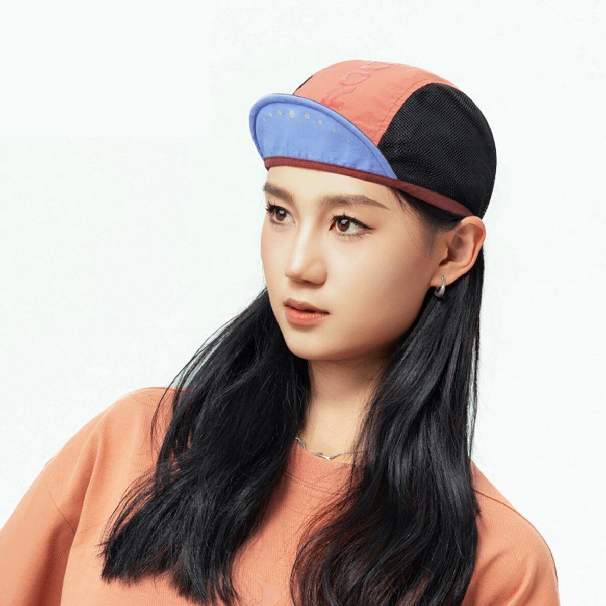 Dviračio kepurė Rockbros Cycling Cap su šalmo snapeliu – raudona 4 Dviračio kepurė Rockbros Cycling Cap su šalmo snapeliu – raudona 4