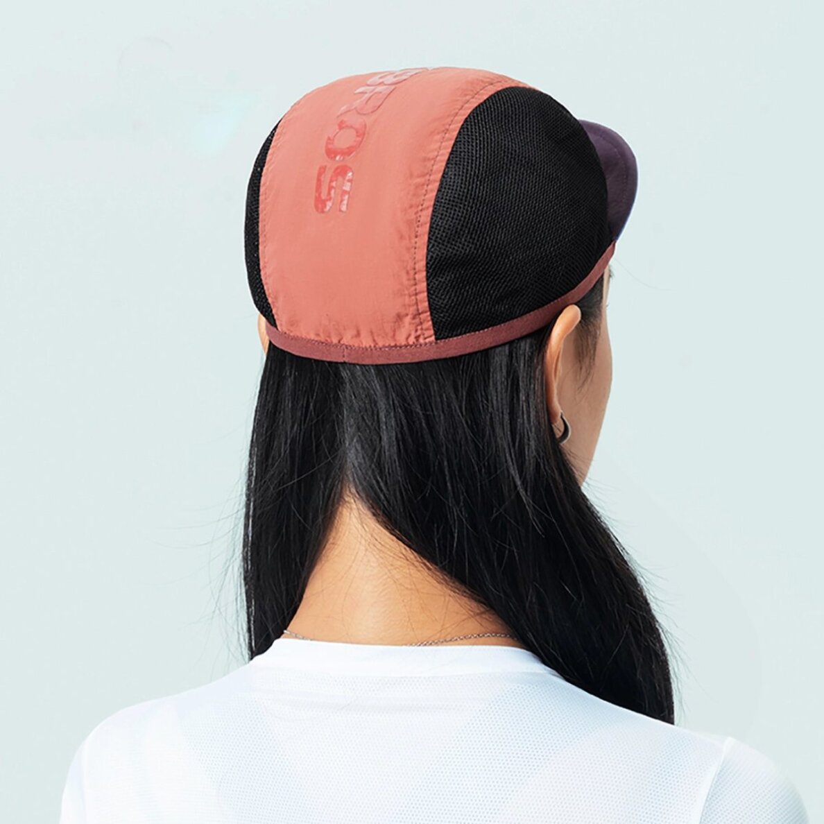 Dviračio kepurė Rockbros Cycling Cap su šalmo snapeliu – raudona 6