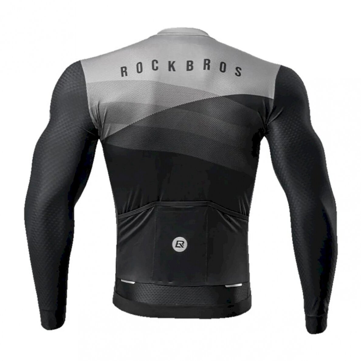 Rockbros cycling jersey 15120009004 long sleeve spring/summer XL - Juodas 2