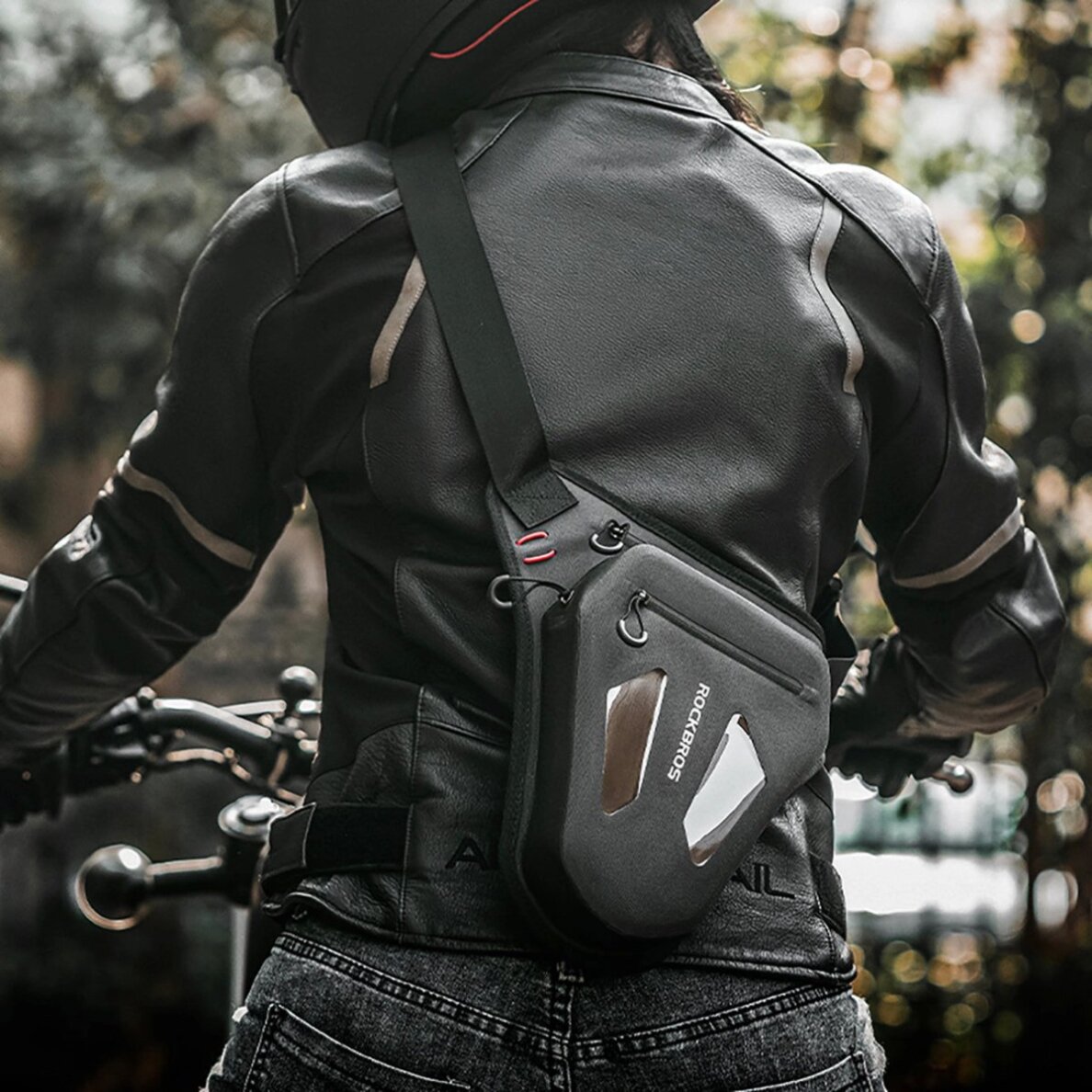 Dviračio pirštinės Rockbros pavasario/vasaros/rudens sezonui, ilgos, dydis S – žalios 3 Dviračio pirštinės Rockbros pavasario/vasaros/rudens sezonui, ilgos, dydis S – žalios 3