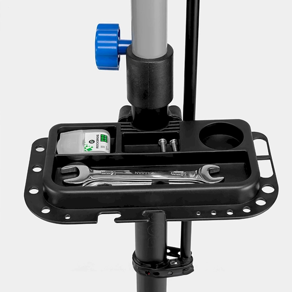 Rockbros MP-02 Grindinis remonto stovas dviračiams su fiksavimo rankenėlėmis – juodas 7 Rockbros MP-02 Grindinis remonto stovas dviračiams su fiksavimo rankenėlėmis – juodas 7