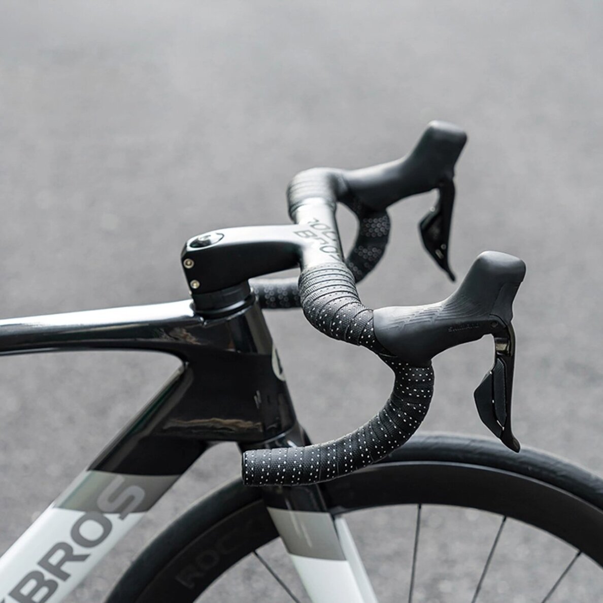 Dviračio pirštinės Rockbros pavasario/vasaros/rudens sezonui, trumpos, dydis S – juodos 7