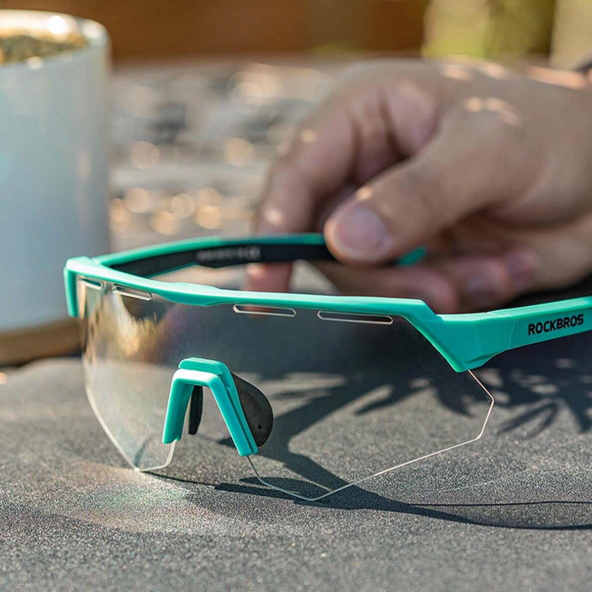 Dviračio pirštinės Rockbros šiltintos, ilgos, dydis M – juodos ir pilkos 2