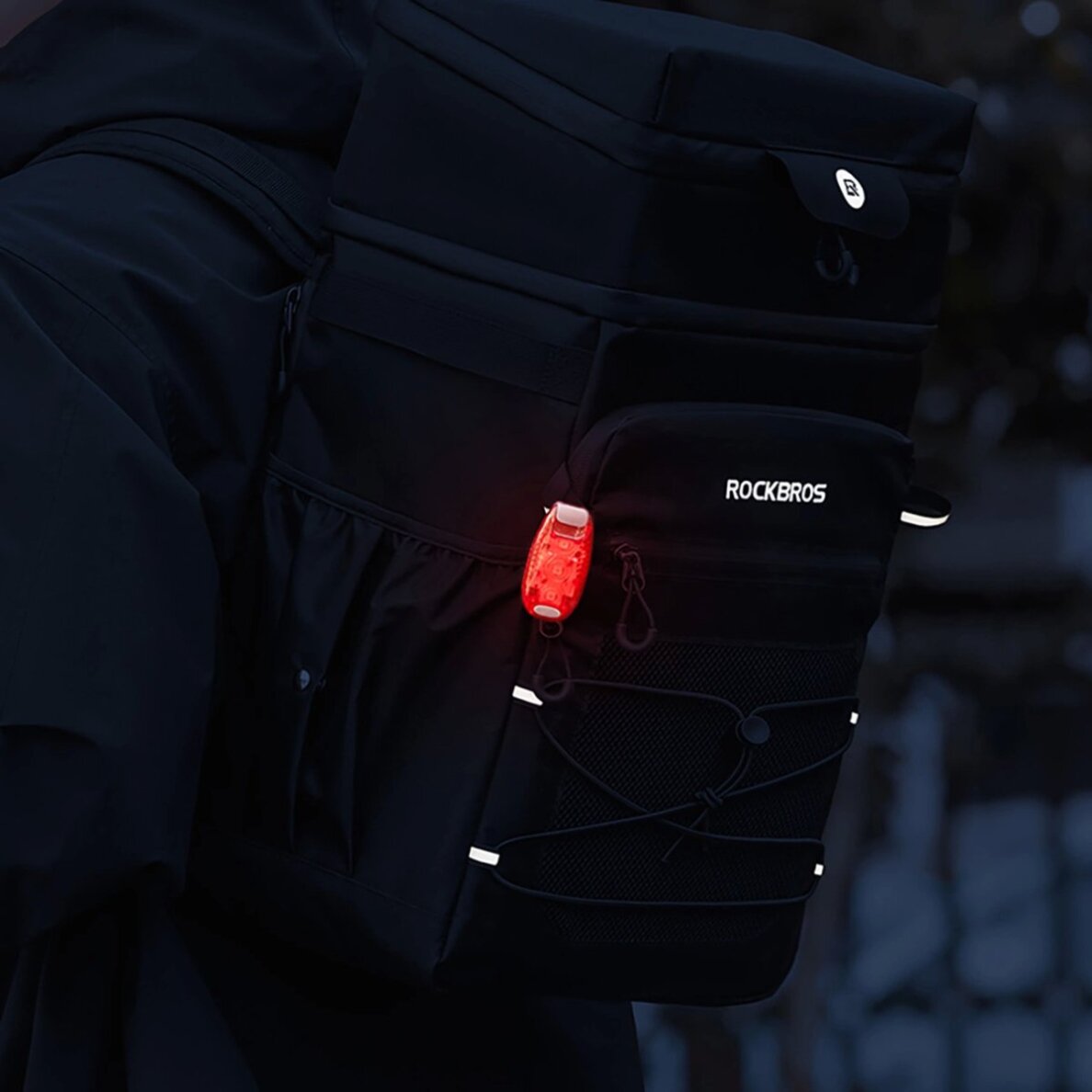 Kuprinė Rockbros su aušinimo skyriumi, nepralaidi vandeniui, 14 l – juoda 5