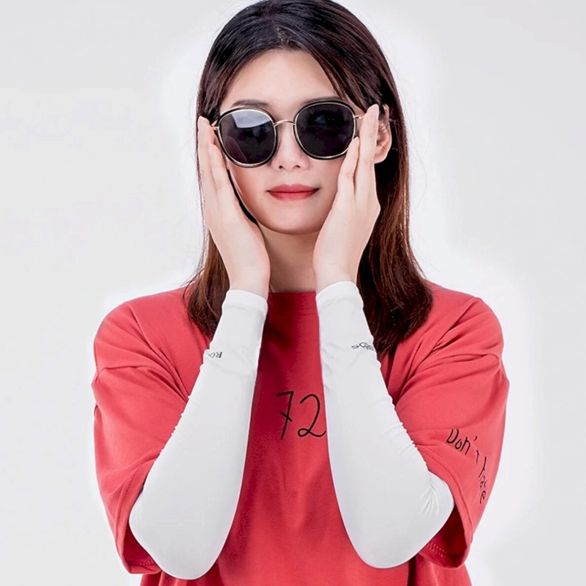 Rockbros XT9002W cycling sleeves - baltas (2 pcs.) 14 Rockbros XT9002W cycling sleeves - baltas (2 pcs.) 14