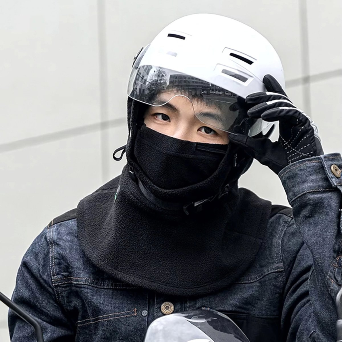 Sportinė balaklava Rockbros YPP034, atspari vėjui ir vandeniui – juoda 10 Sportinė balaklava Rockbros YPP034, atspari vėjui ir vandeniui – juoda 10