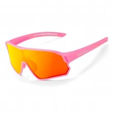 Rockbros 14110009004 photochromic cycling glasses children 8-14 years old - Rožinis